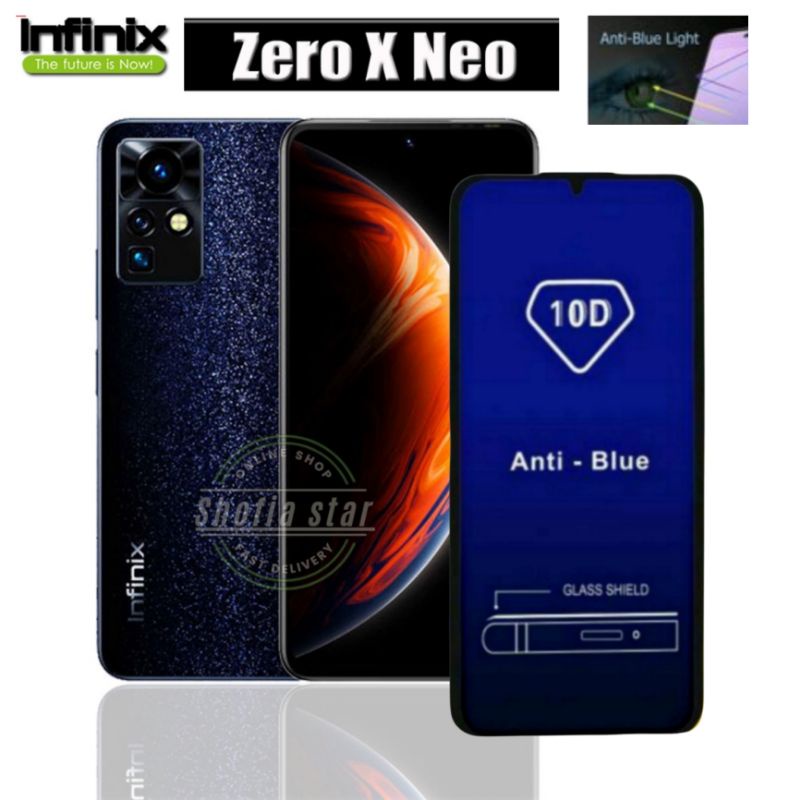 PROMO TEMPERED GLASS INFINIX ZERO 5G ZERO XNEO X PRO X ANTI BLUE LIGHT /RADIASI FULL LAYAR