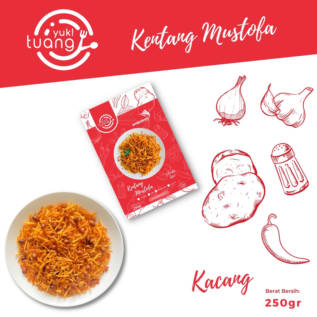 

Kentang Mustofa Jumbo Size - Rasa Kacang / Keripik Kentang / Kering Kentang / Camilan Cemilan Kentang Renya Gurih dan Kriuk