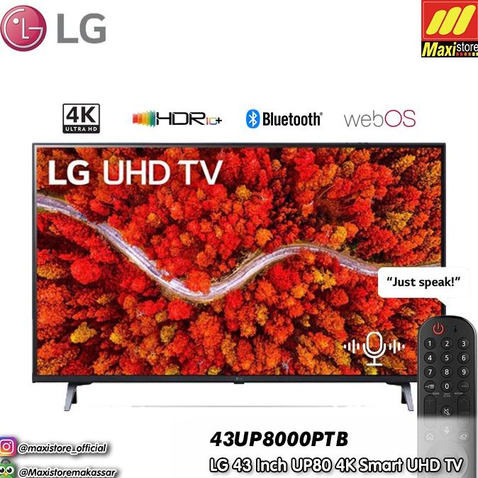 siap kirim] LG 43UP8000 LED 4K UHD Smart TV [43 Inch] UP8000 - Garansi Resmi