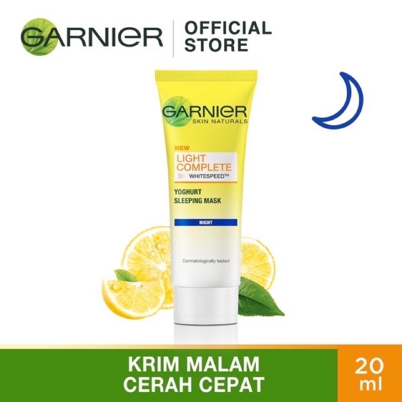 GARNIER LIGHT COMPLETE NIGHT CREAM YOGHURT