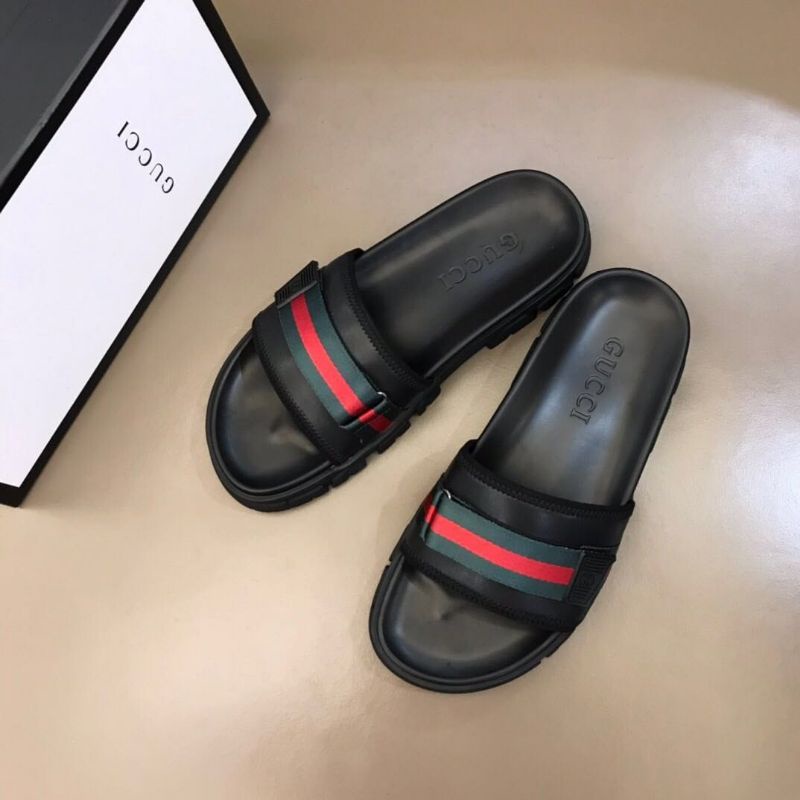 sandal pria gucci slide sendal cowok selop gc gg mirror quality