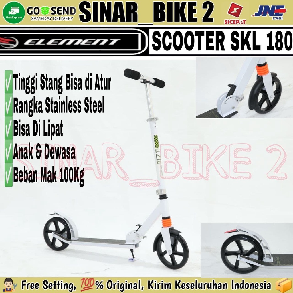 Scooter RMB SKL 180 Skuter Otoped Anak Remaja &amp; Dewasa 100 Kg By Element