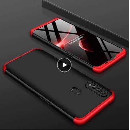 GKK OPPO A8 | A31 Armor 360 Full Cover Hard Case 1657 - Hitam