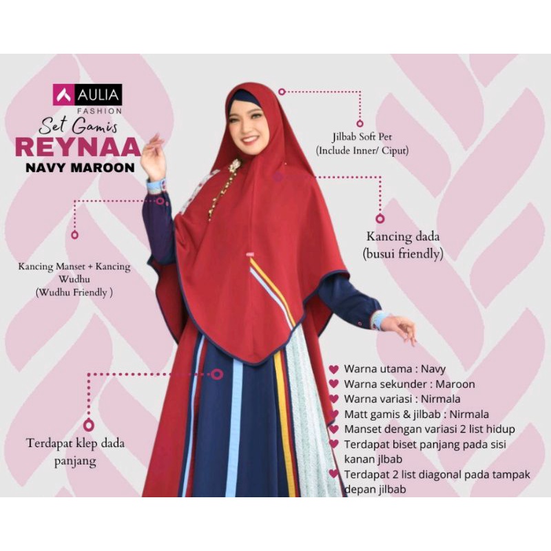 PROMO Gamis Aulia Fashion Reeyna (M)
