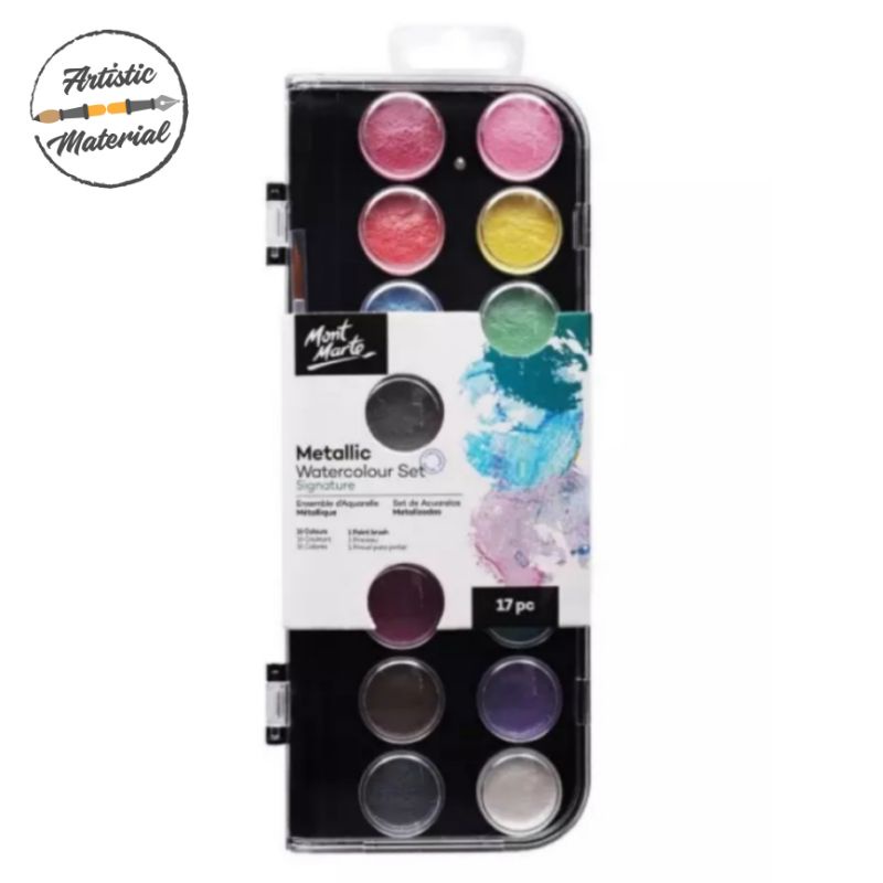 

Mont Marte Metallic Watercolor Set