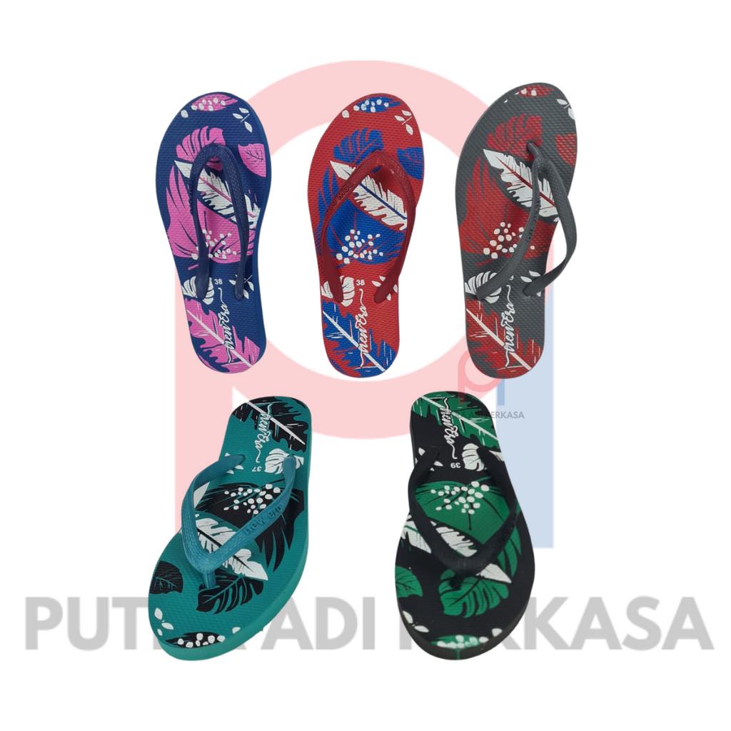 Sandal Jepit Wanita Motif Floral New Era AGNES MO