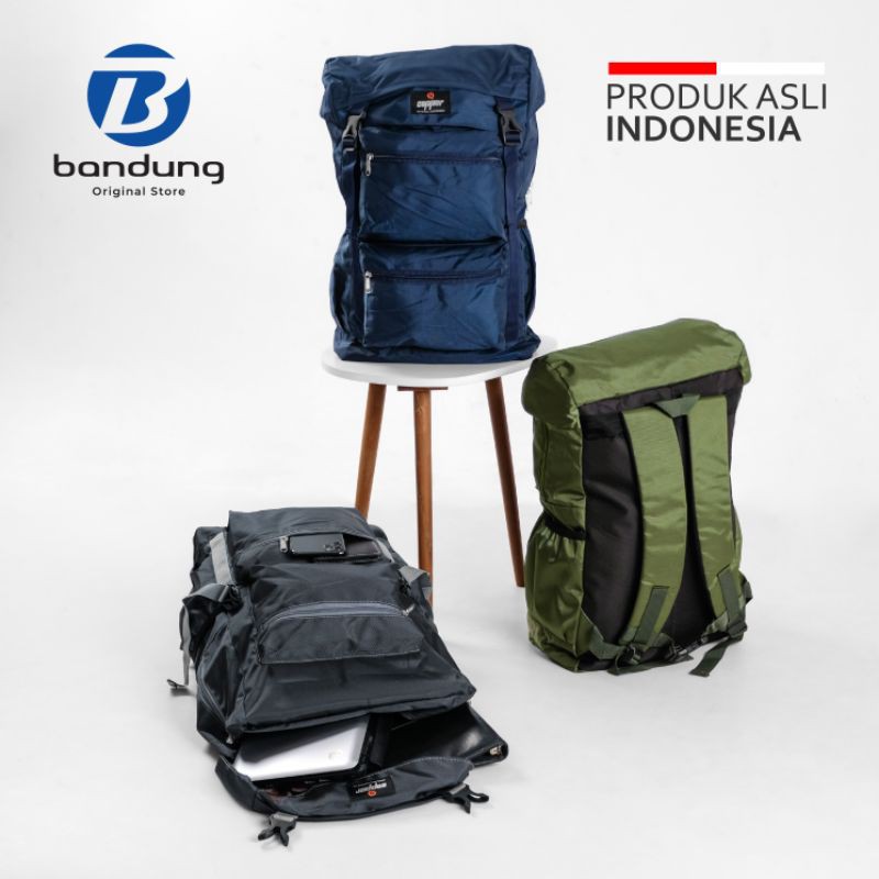 Tas Semi Carier Pria Wanita Keril 40 Liter Backpack Punggung Mudik Gunung Distro Bandung Original