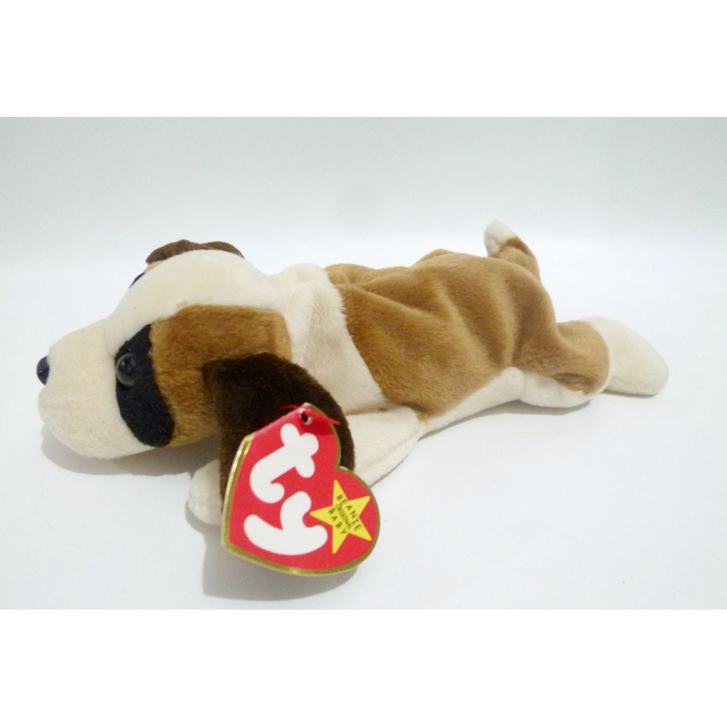 Boneka Bernie TY Beanie Baby Original Plush Doll Boneka Saint Bernard
