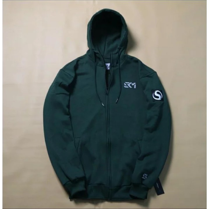 JAKET SWEATER SKM ZIPPER LOGO SHIKAT MIRING HOODIE ORIGINAL