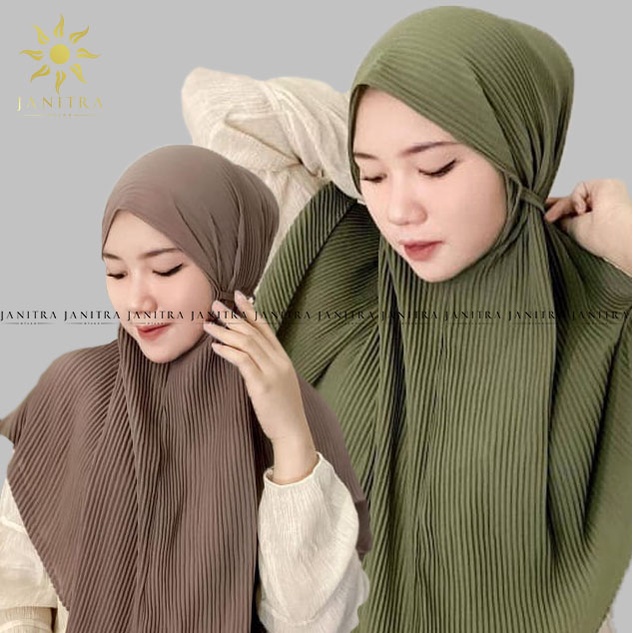 JILBAB BERGO PLISKET CERUTY FULL LIDI HIJAB SYIRIA / BERGO MARYAM PLISKET / BERGO TALI-2