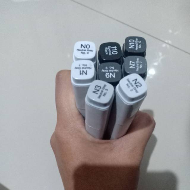 PRELOVED COPIC BEKAS SERI GREY