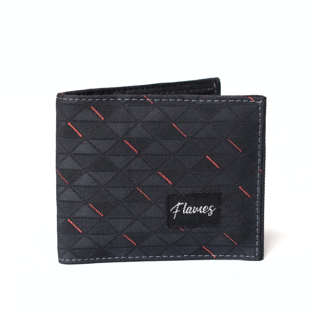 ABRHM x FLMS Fashion Dompet Pria Bahan Kulit Canvas Dompet Murah Terlaris