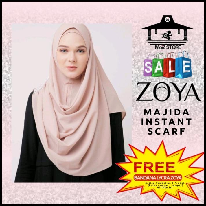 Majida Instant Zoya / Jilbab Instan Hijab Instant Bergo Kerudung
