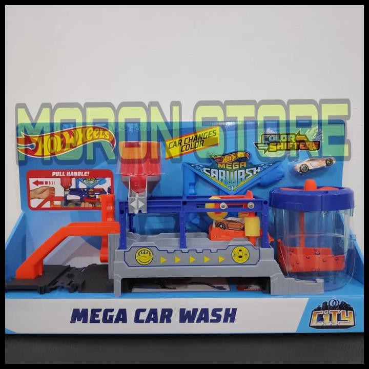 hot wheels color change mega car wash