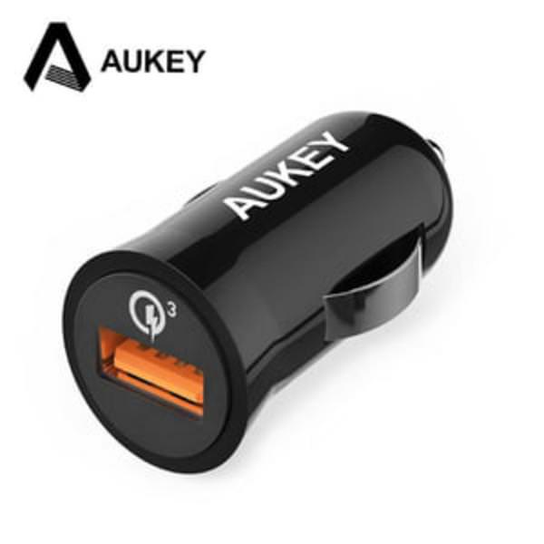 CAR CHARGER AUKEY 1 PORT CHARGER SAMSUNG CHARGER IPHONE QUICK CHARGE TERLARIS