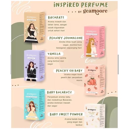 PARFUM GEAMOORE 30ML PARFUM GEAMOORE TERMURAH GROSIR PARFUM GEAMOORE INSPIRED PARFUM PARFUM VIRAL TI