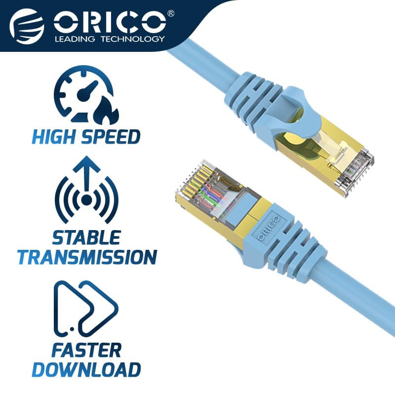 Kabel Lan 2Meter Orico PUG-GC6-20  Cat 6 RJ45 Gigabit Ethernet