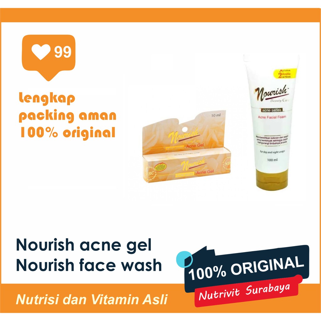 NOURISH ACNE GEL &amp; FACIAL FOAM