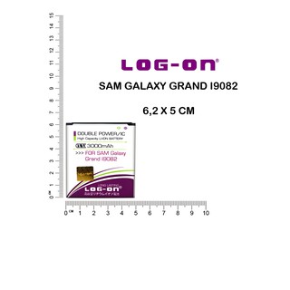 BATERAI SAMSUNG GRAND BATRE DOUBLE POWER BATTERY LOG-ON