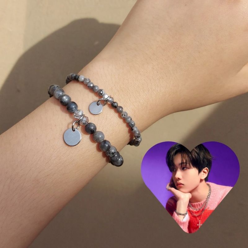 Marble bracelet inspired by Jisung Nct Dream Dreaming Universe