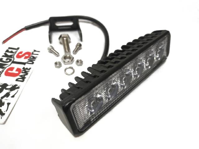 Foglamp LED 6 Mata Panjang Mobil / Motor