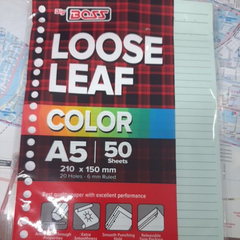 

Loose Leaf A5 50lembar Rainbow