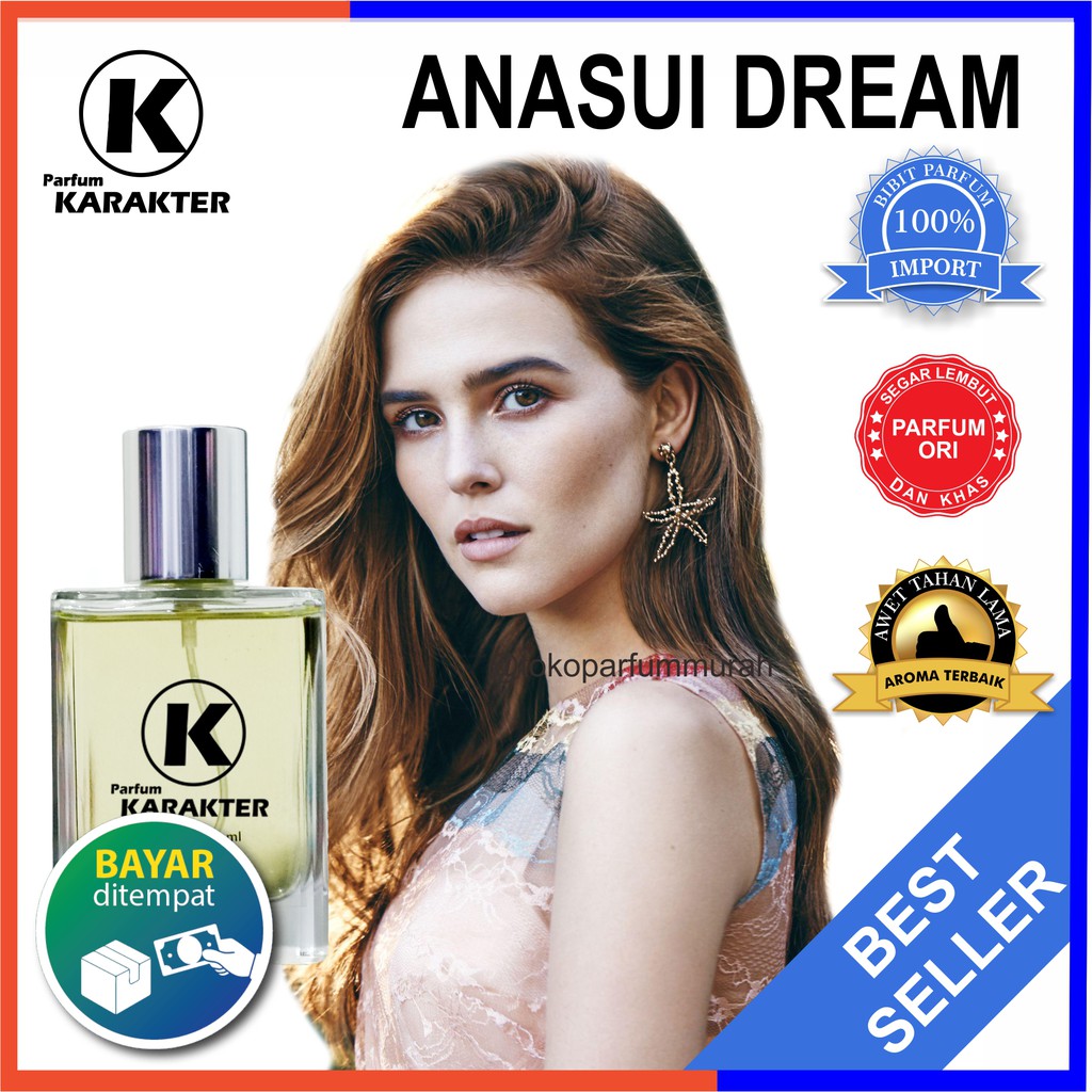 Parfum Cewek Anna Sui Dream | Bibit Parfum Import  Wangi &amp; Tahan | Kemasan 50ml | Bisa Cod