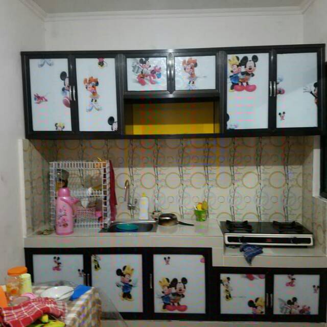 KITCHEN SET ALUMINIUM - RAK PIRING GANTUNG