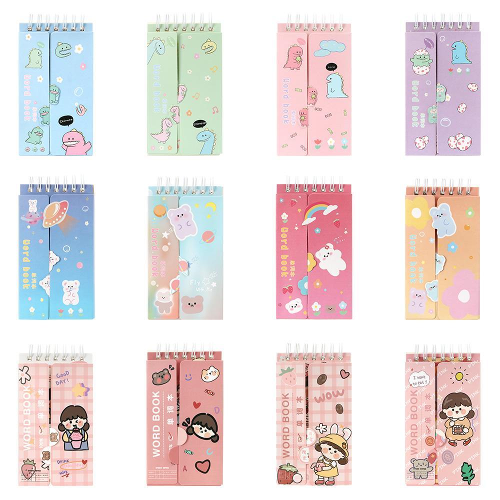 Notebook Kosa Kata Nanas Portable Belajar Kartun Jurnal Diary Mini Notepad