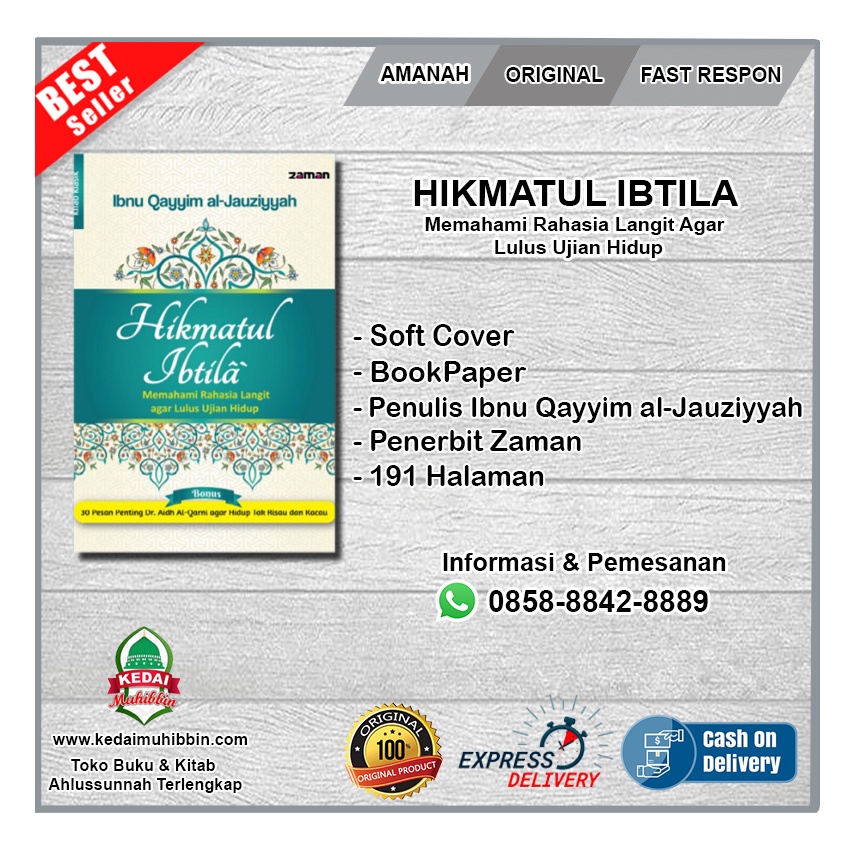 HIKMATUL IBTILA - Memahami Rahasia Langit Agar Lulus Ujian Hidup