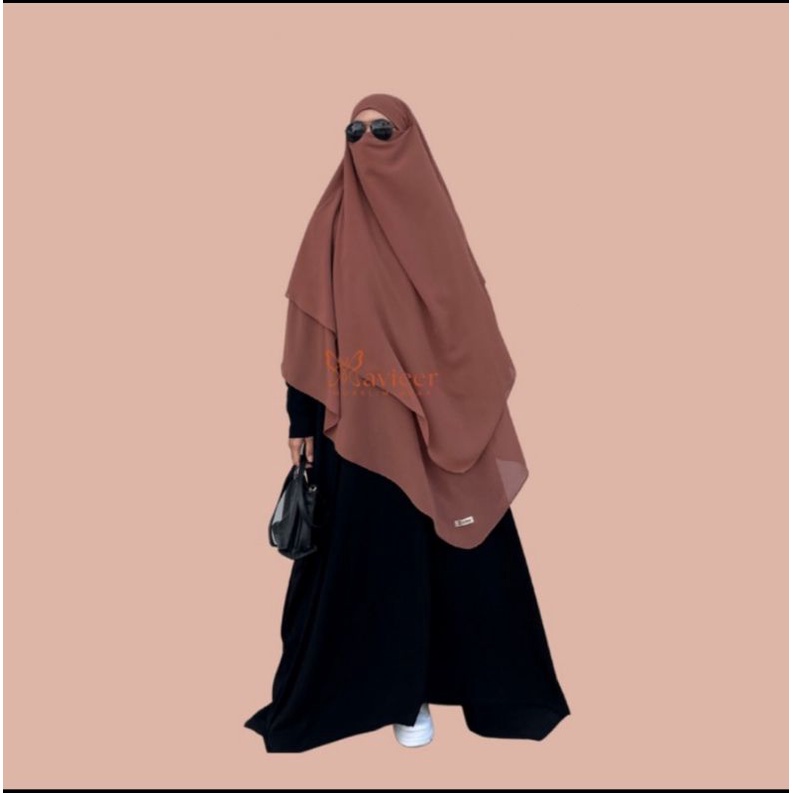 XAVIEER - Hawa French Khimar 3 Layer  FK Preloved
