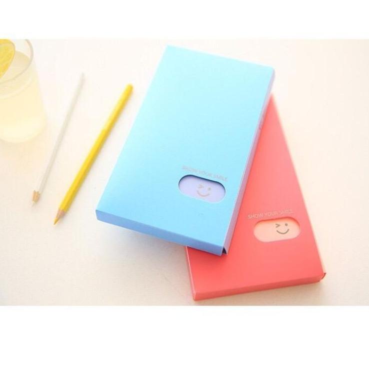 

JJ8I Tempat Kartu Nama Photo Lomo Card 120pcs Smiley Multicolor 8I87 87