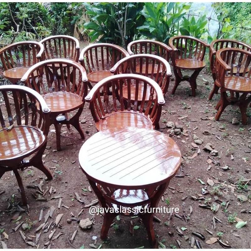 KURSI TERAS MANGKOK 1 SET MURAH KURSI TAMU BETAWI BAHAN KAYU JATI FURNITURE JEPARA-2
