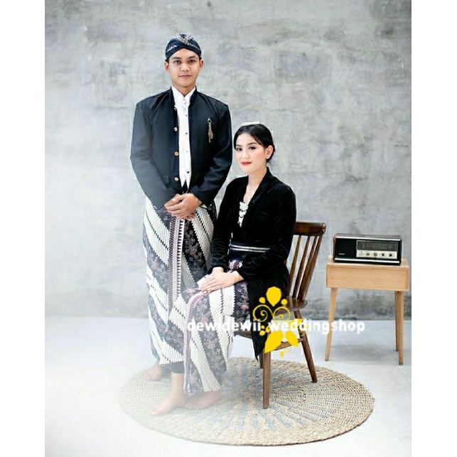 Set Prewed / Baju Couple Adat , Hewes - Lereng Kembang