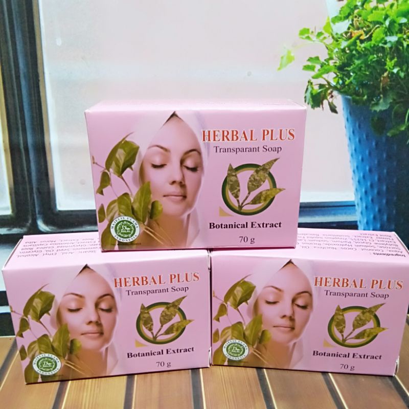 Sabun Herbal Plus // Herbal Plus Transparan Soap