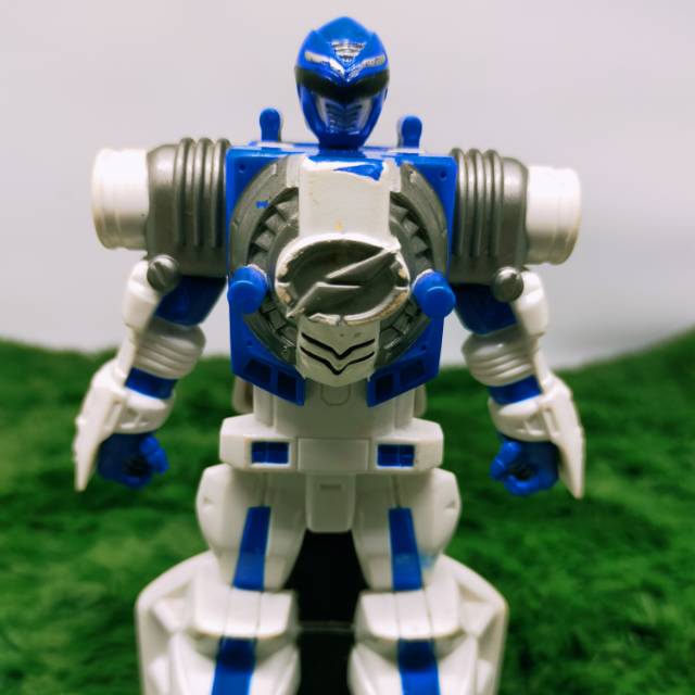 Mainan Robot Power Rangers Biru Original Bandai