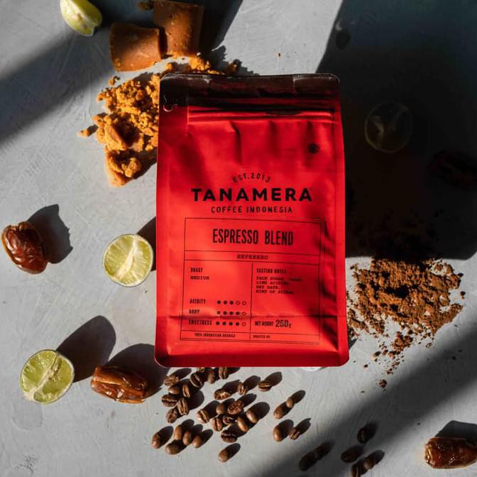 

Kopi Arabika Tanamera Coffee Espresso Blend 100Gr - Whole Beans