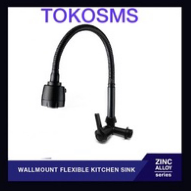 kran angsa BLACK sink BCP angsa flexible cuci piring HITAM