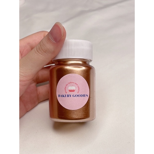 

luster dust emas bronze bubuk pewarna metalik kue edible bronze gold 15 gr