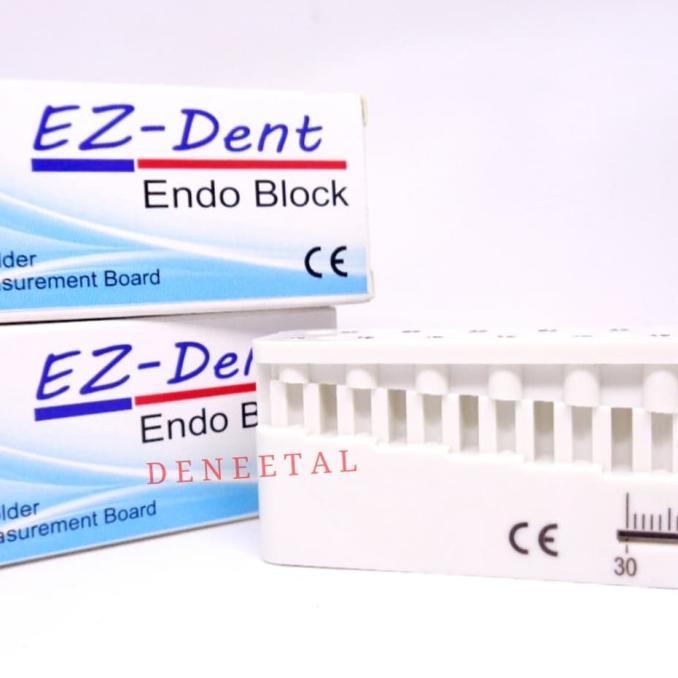 `````````] DENTAL ENDO BLOCK - NEEDLE HOLDER DAN PENGUKUR PANJANG KERJA ENDO.