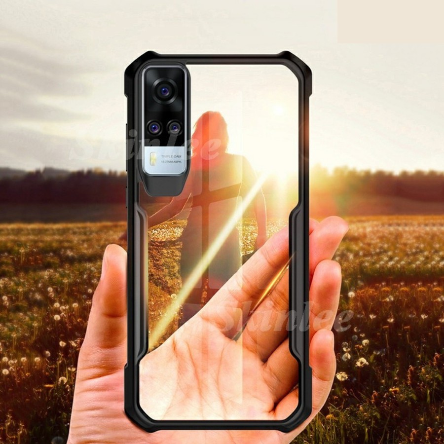 Case Vivo Y51 2020 (6.58 inch) Airbag Shockproof Transparent - Hitam