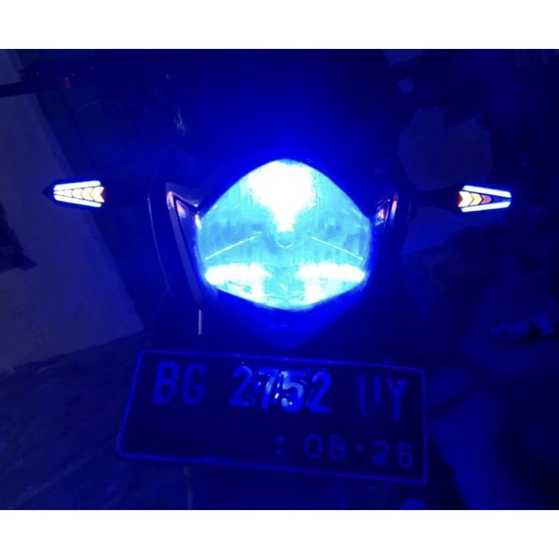 PROMO Sen Running LED Motor Panah 2 Sisi Sen Runing Vixion Cbr Cb Klx Xabre Taiger Scorpio DLL