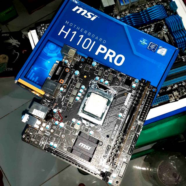 Mini ITX MSI H110i Pro Motherboard 1151 Kabylake Skylake Gen 7