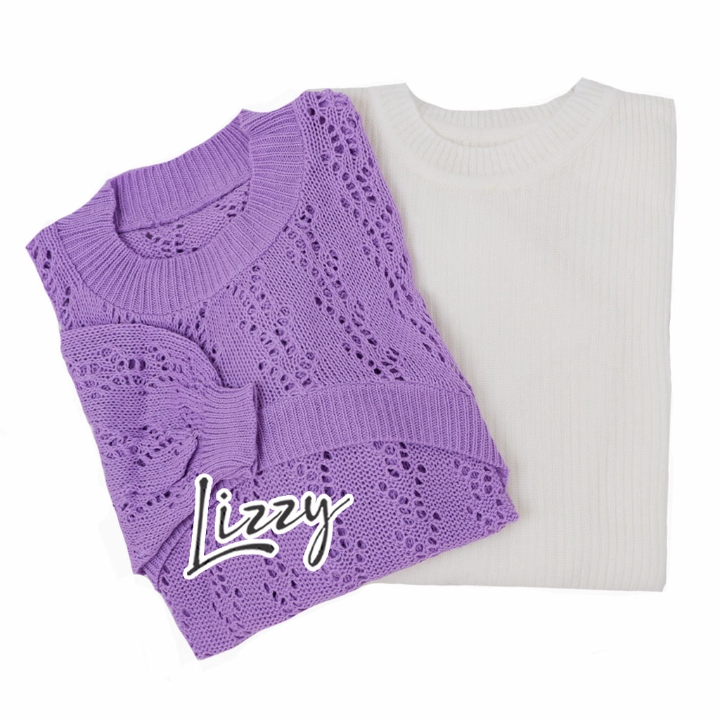 Lizzy - ONE SET FREYA PREMIUM-Off White - Lilac