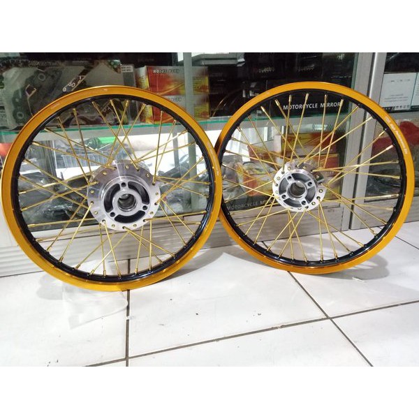 Velg Jari Jari Paketan Murah Motor Supra X 125 TDR Two Tone