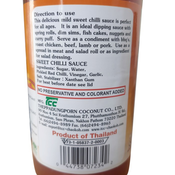 MAE PLOY SWEET CHILI SAUCE 730 ML - SAUS CABE MANIS THAILAND NON HALAL