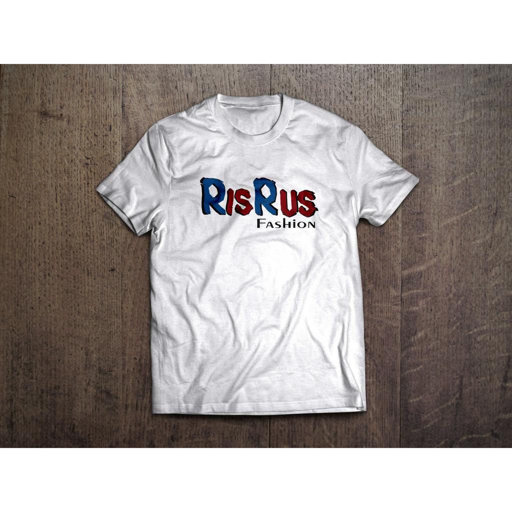 HIPNOP Kaos RisRus Sablon T-SHIRT Lengan Pendek Unisex