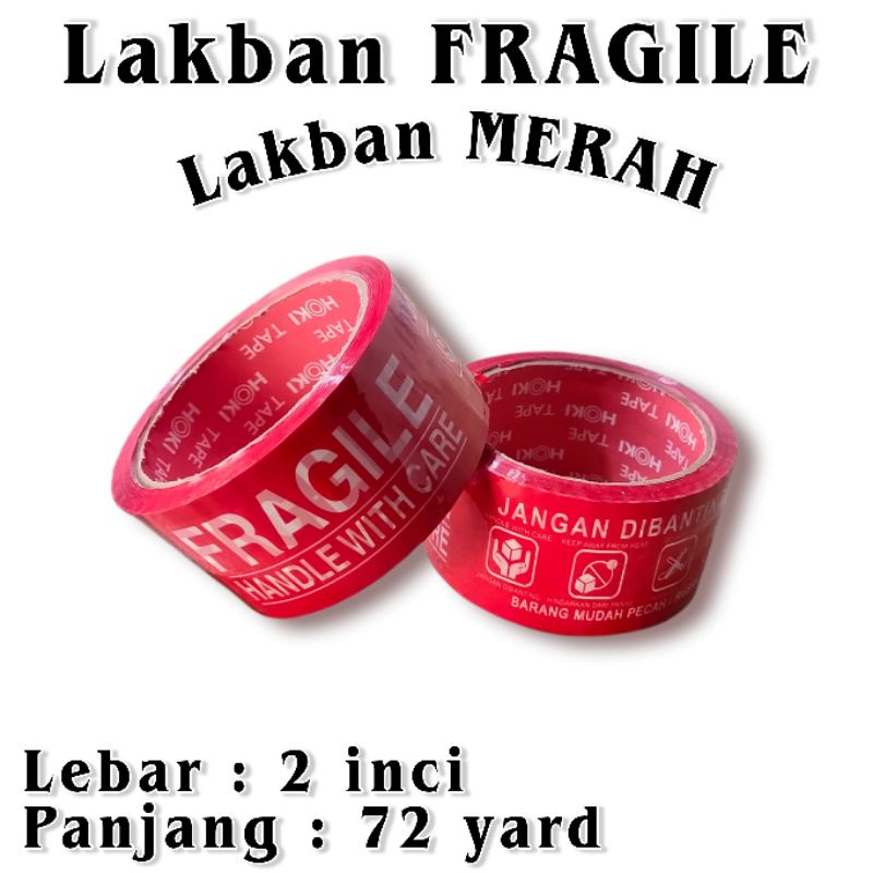 

lakban fragile 72 yard √ lakban merah √ lakban
