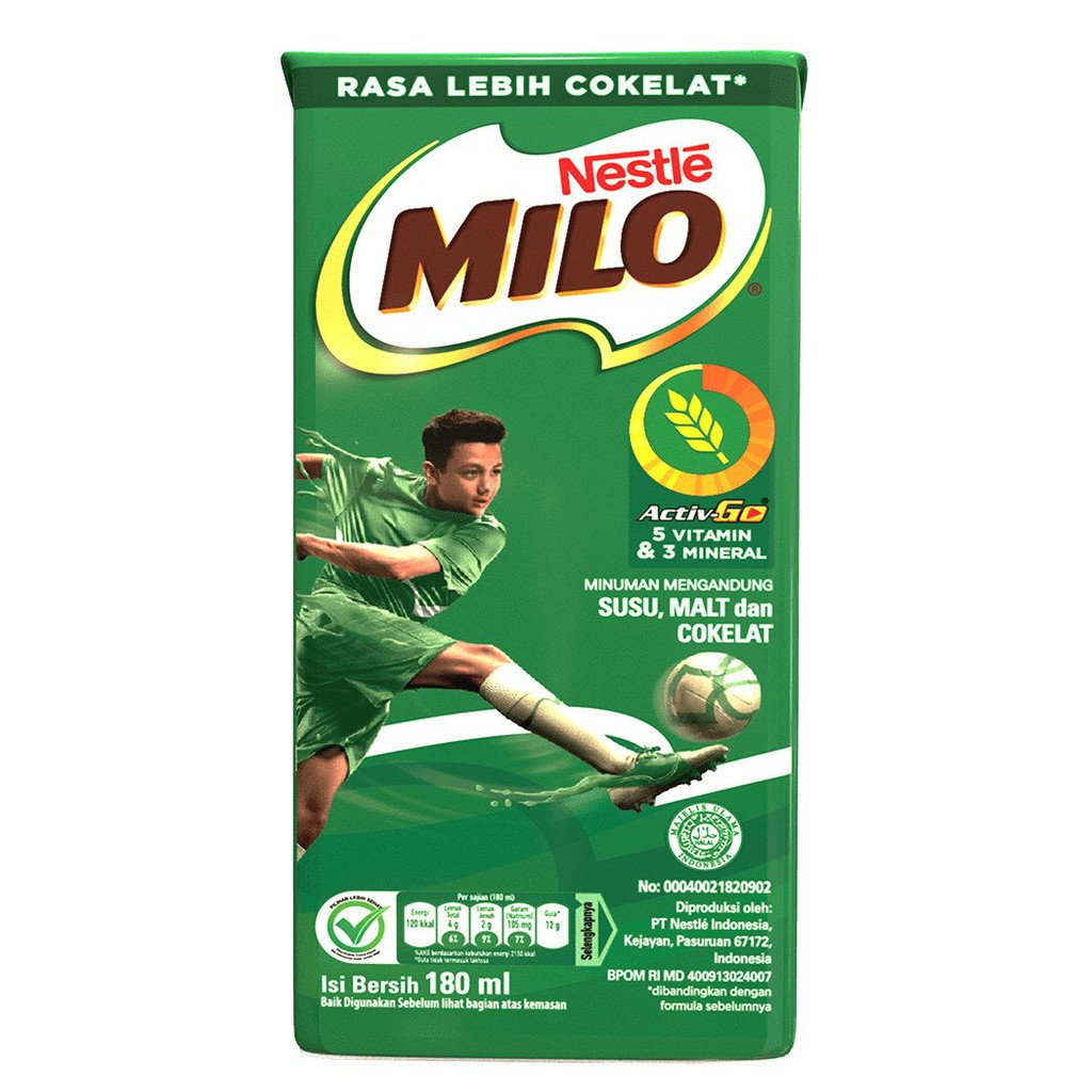 

MILO Activ-Go Cokelat UHT 180ml