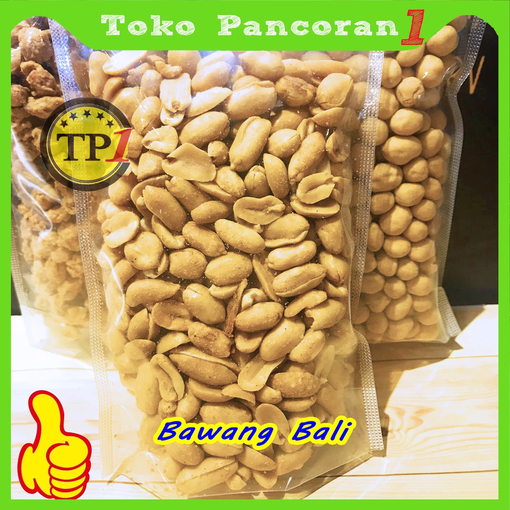 Kacang Tanah Aneka Rasa Kacang Bawang Bali Kacang Atom Kacang Medan 200 g